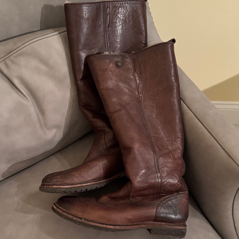 Frye Brown Heeled Boots for Women